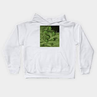 Leaves blowing in the wind Kids Hoodie